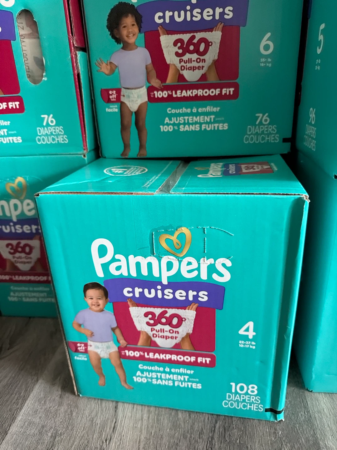 Pampers Cruisers Diapers - Size 4 - 108 Count