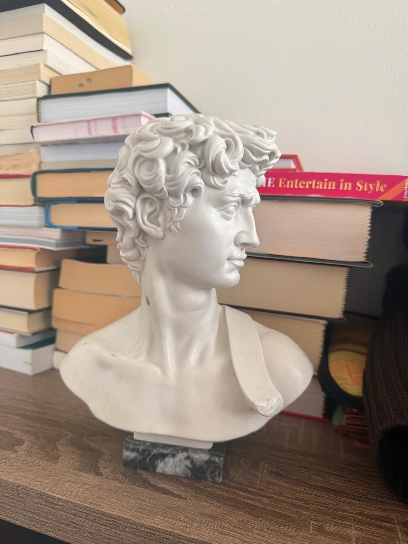 Bust of David Sculpture by Sculptor G. Ruggeri - photo 2