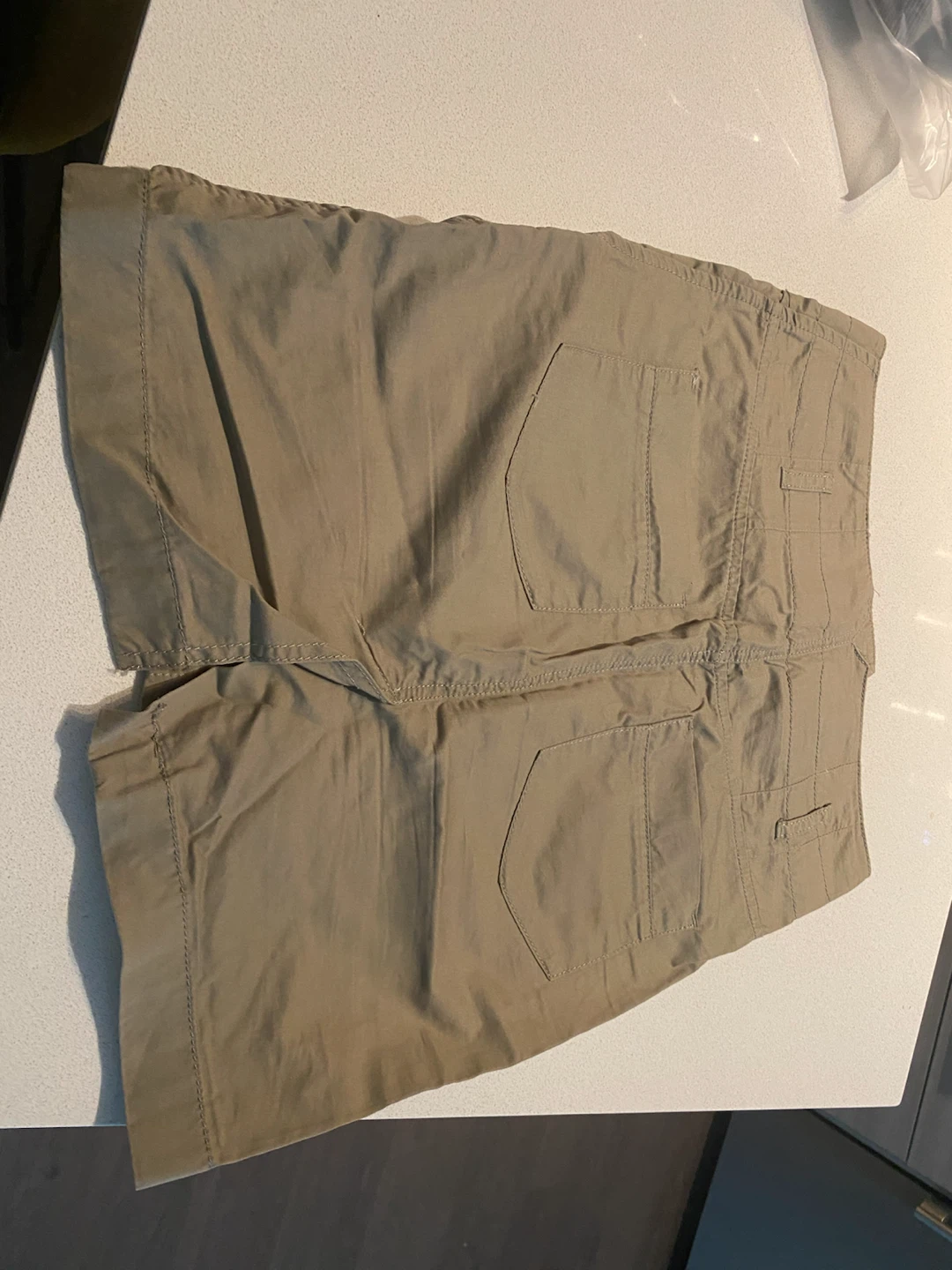 Esprit Khaki Cargo Skirt