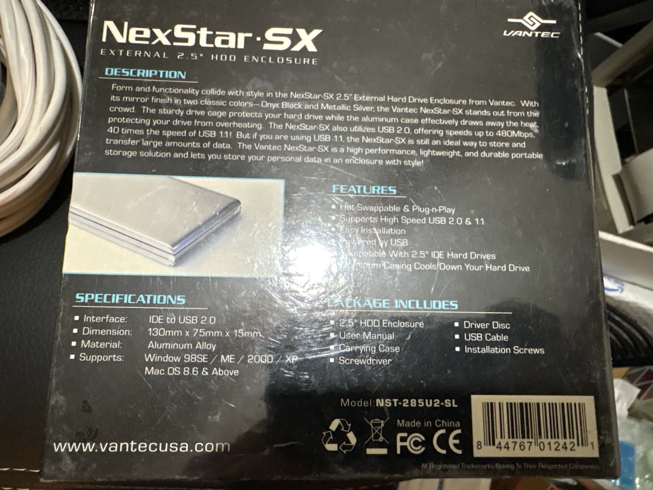 Vantec NexStar SX External 2.5" HDD Enclosure - photo 2