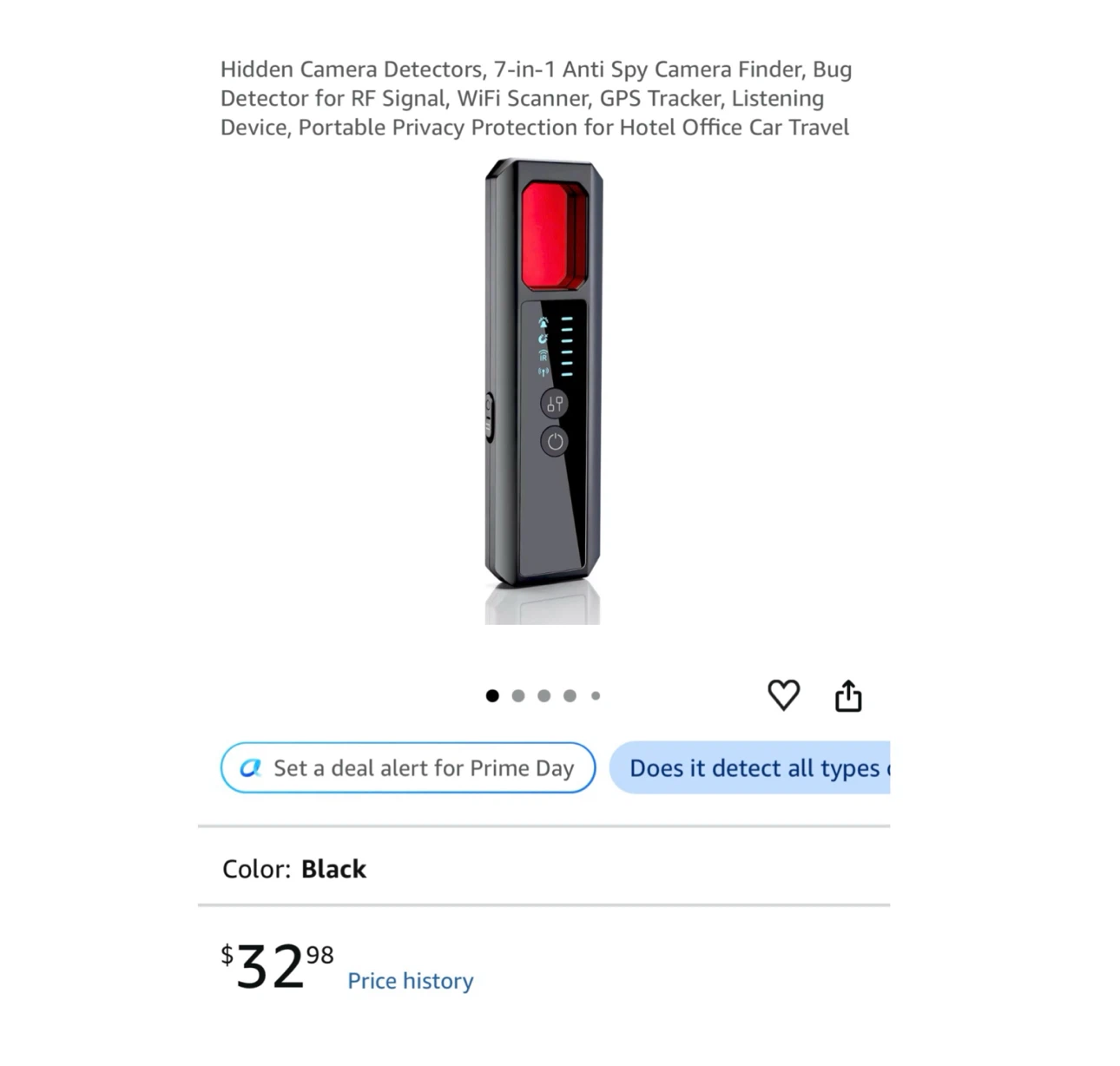 Brand new Camera Detectors, 7-in-1 Anti