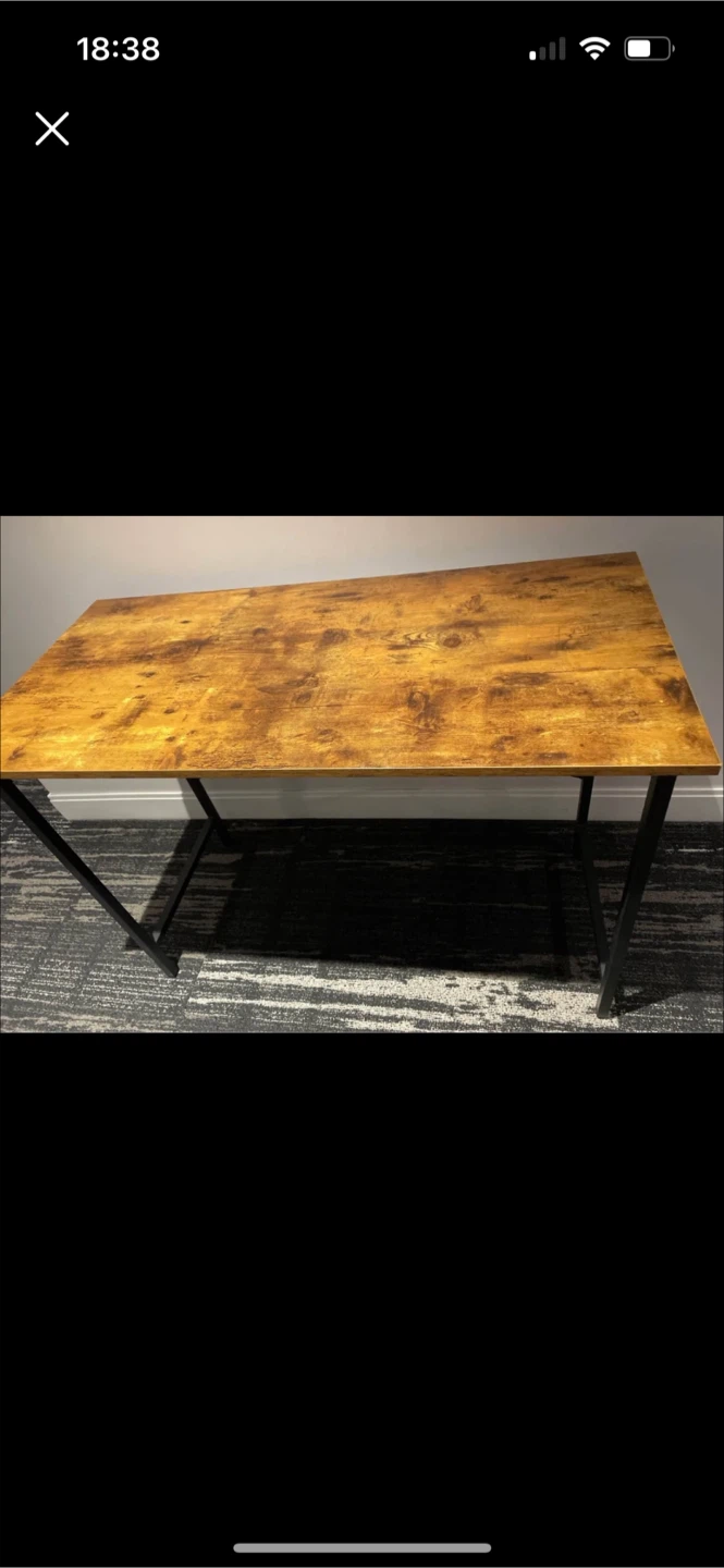 100cm wood table