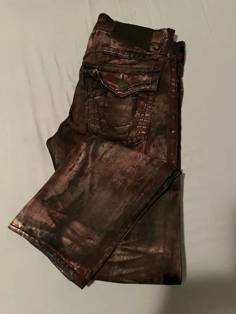 True Religion Red Ricky Jeans With Flap - photo 2