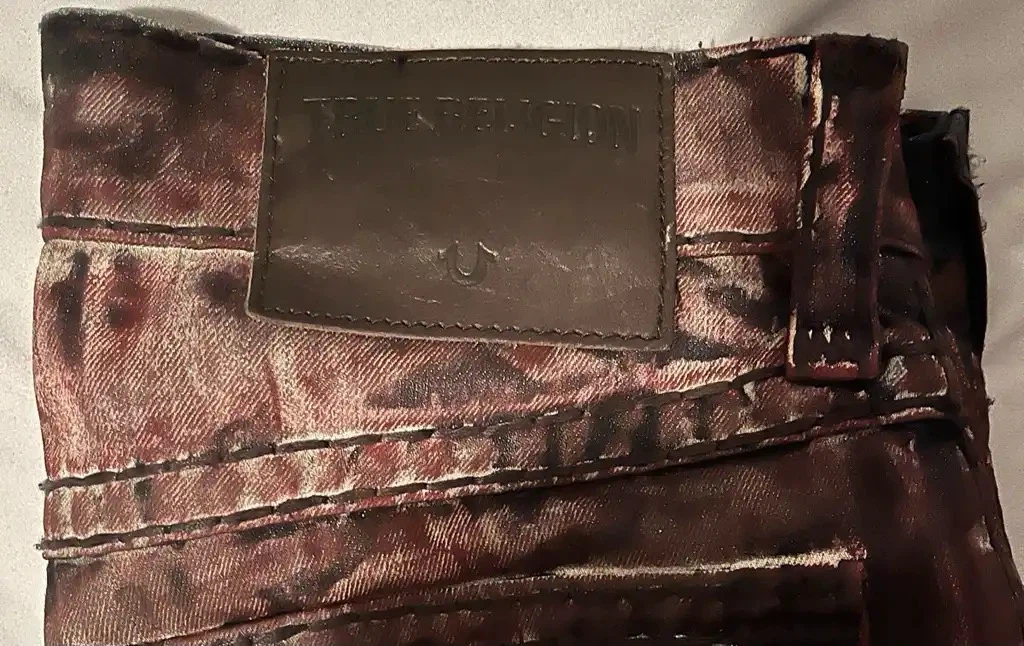 True Religion Red Ricky Jeans With Flap - photo 3