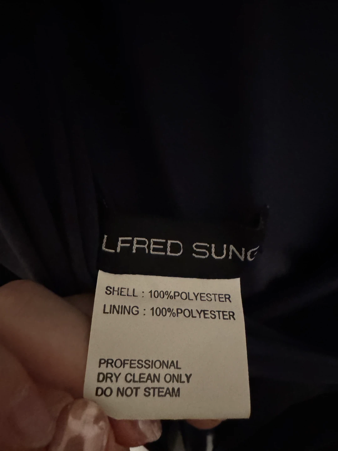 Alfred Sung Midnight Blue Maxi Dress Size 8 - photo 4