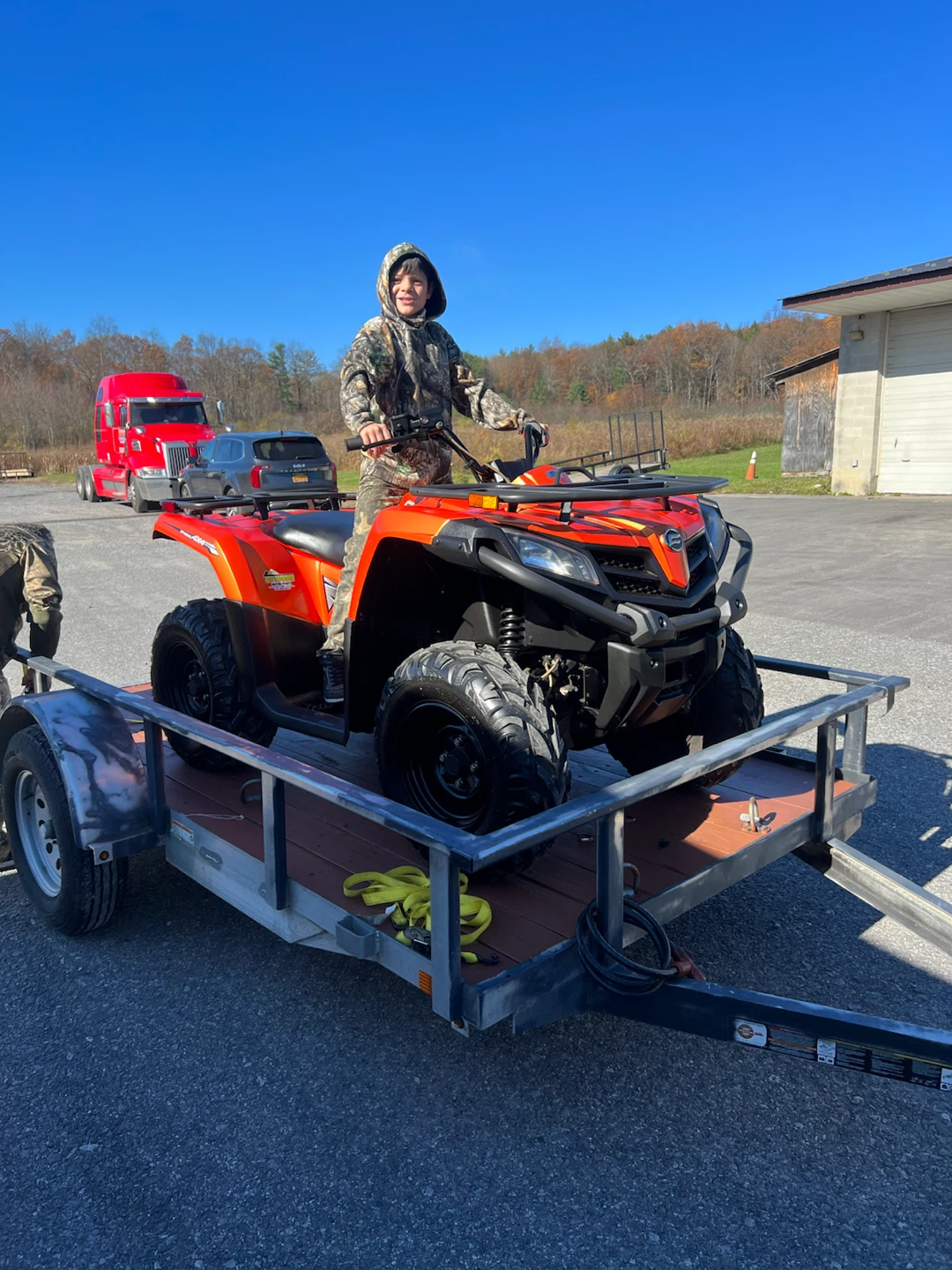 CFMoto CFORCE 400 Orange ATV - photo 4