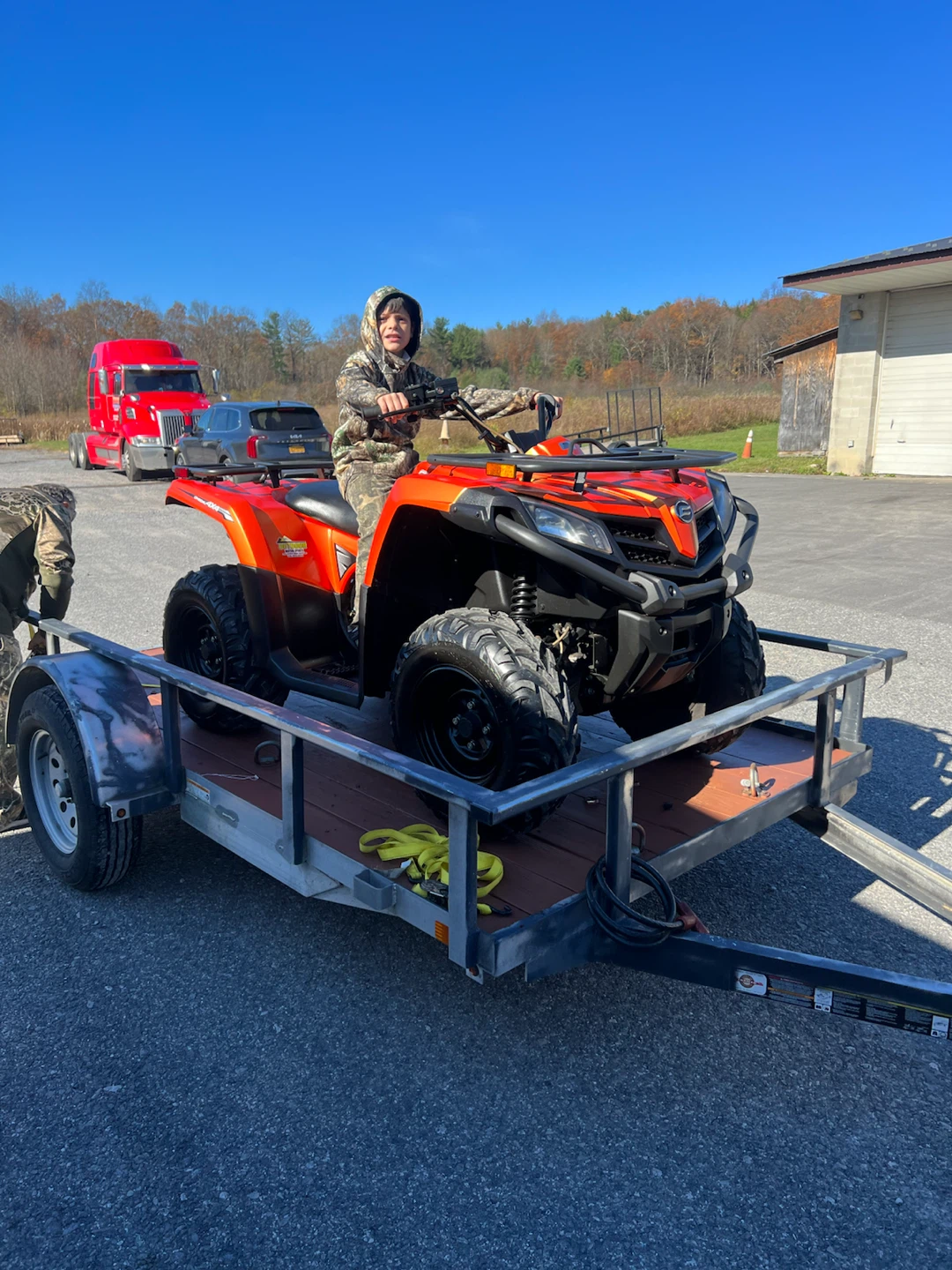 CFMoto CFORCE 400 Orange ATV - photo 5