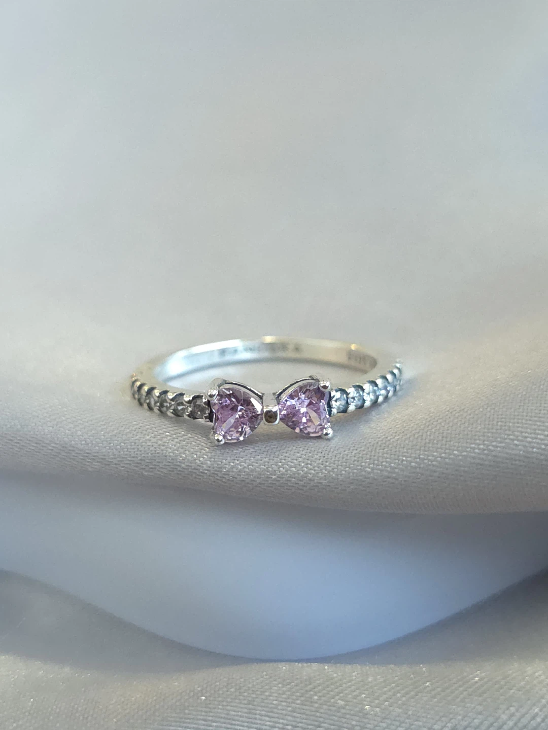 Pandora Pink Bow Ring