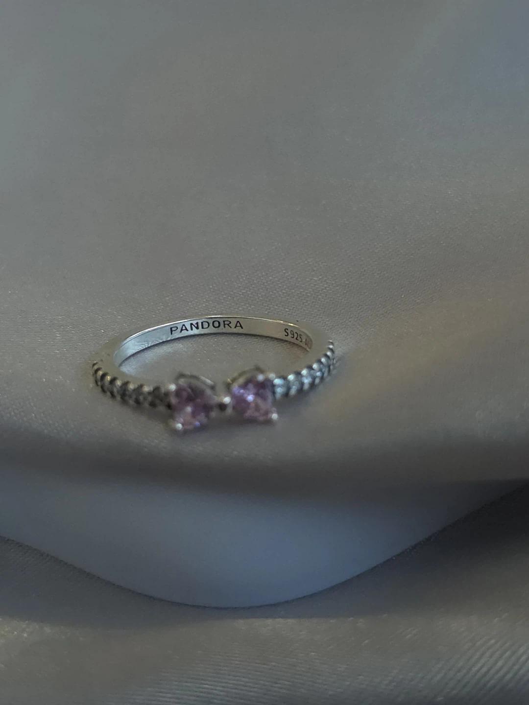 Pandora Pink Bow Ring - photo 2