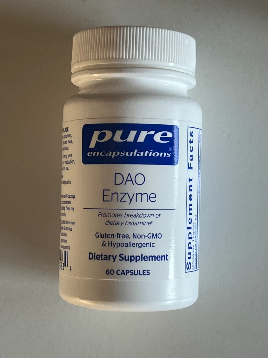 Brand New Sealed Pure Encapsulations DAO Enzyme (60 Capsules) - photo 2