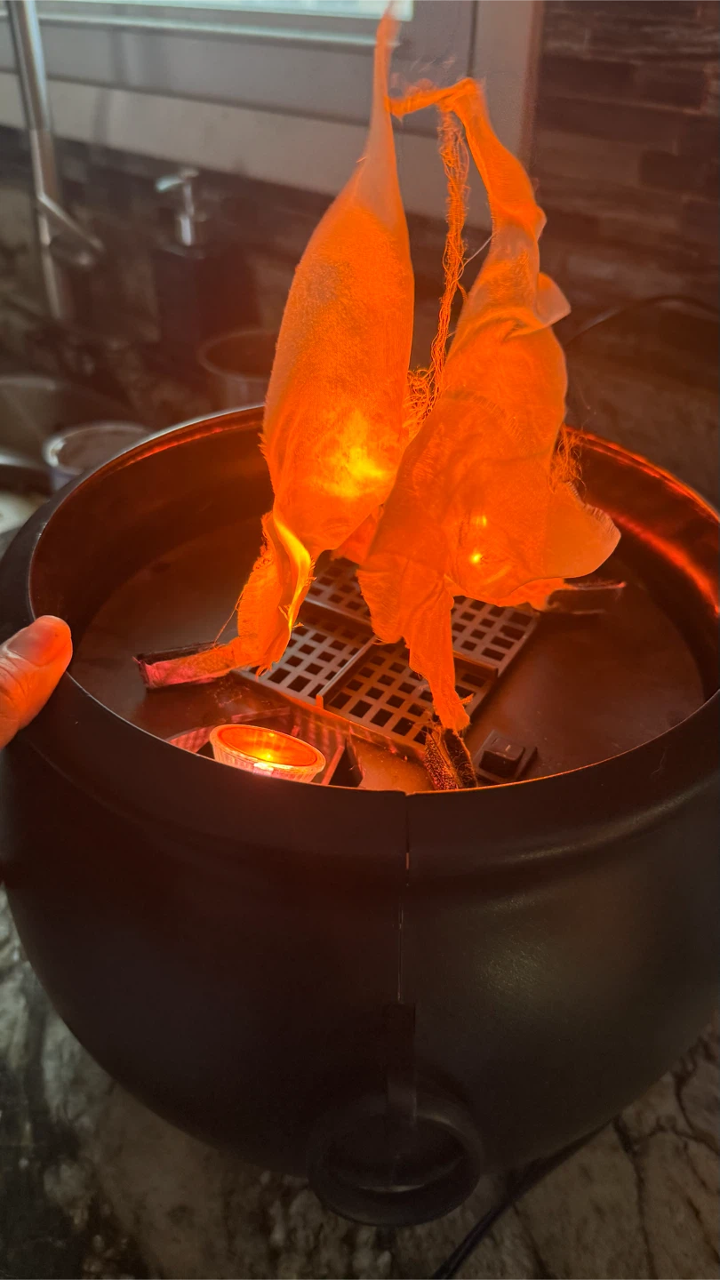 LED Flame Effect Cauldron Light - photo 4