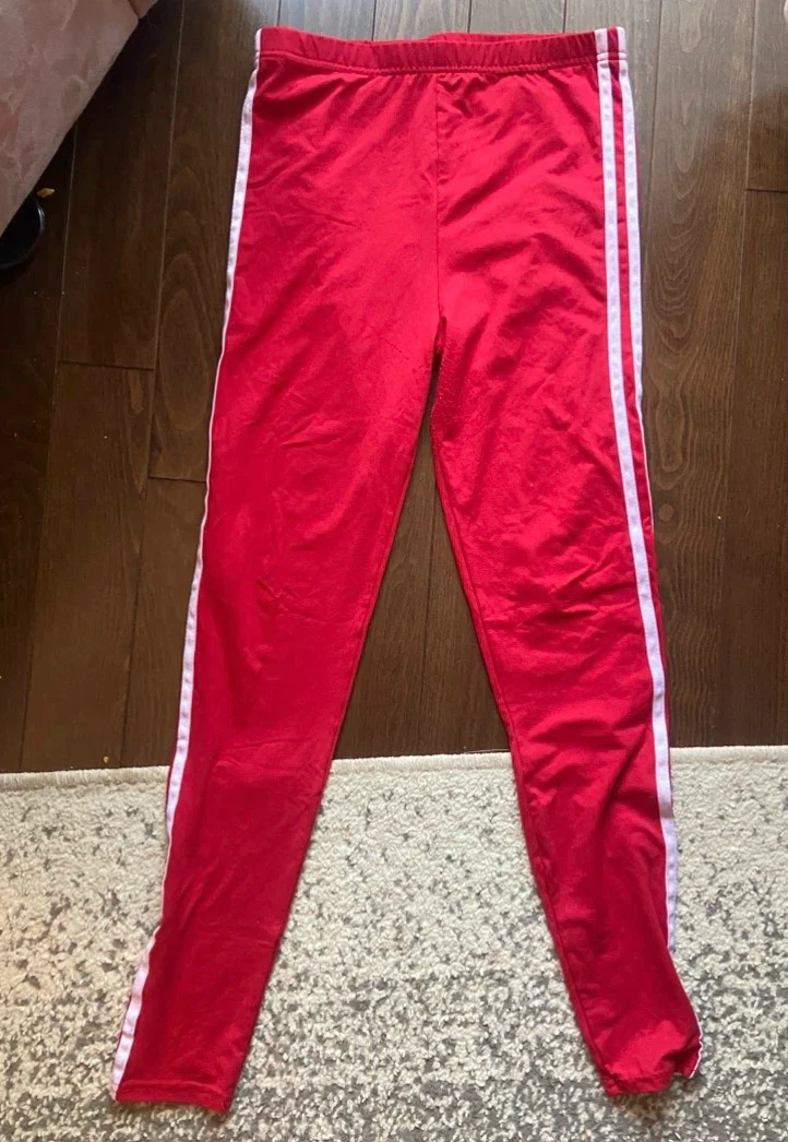 Softmilk Red & Wht Canada Day Track Pants Size 14-16 yrs