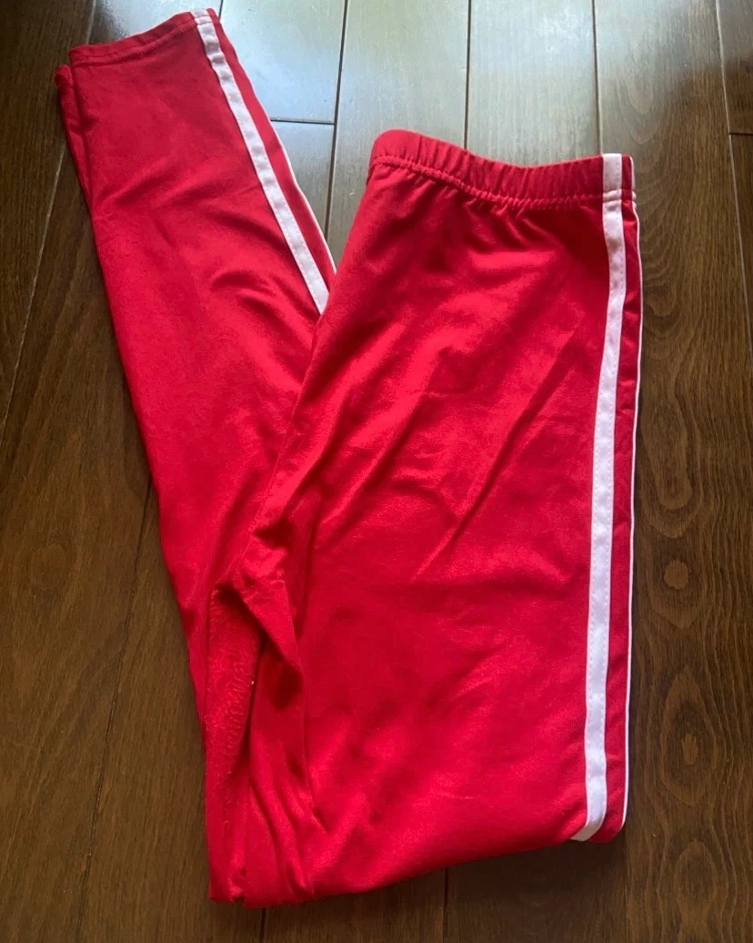 Softmilk Red & Wht Canada Day Track Pants Size 14-16 yrs - photo 2