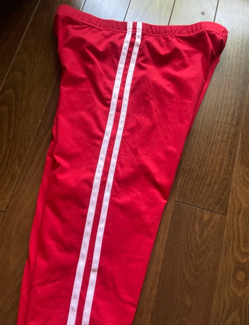 Softmilk Red & Wht Canada Day Track Pants Size 14-16 yrs - photo 3