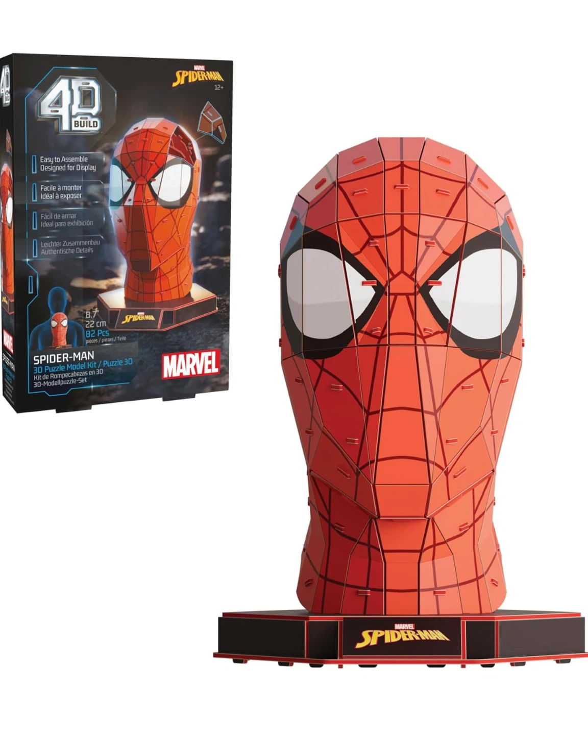 Marvel Spider-Man 4D Build Puzzle Mask Head - photo 2