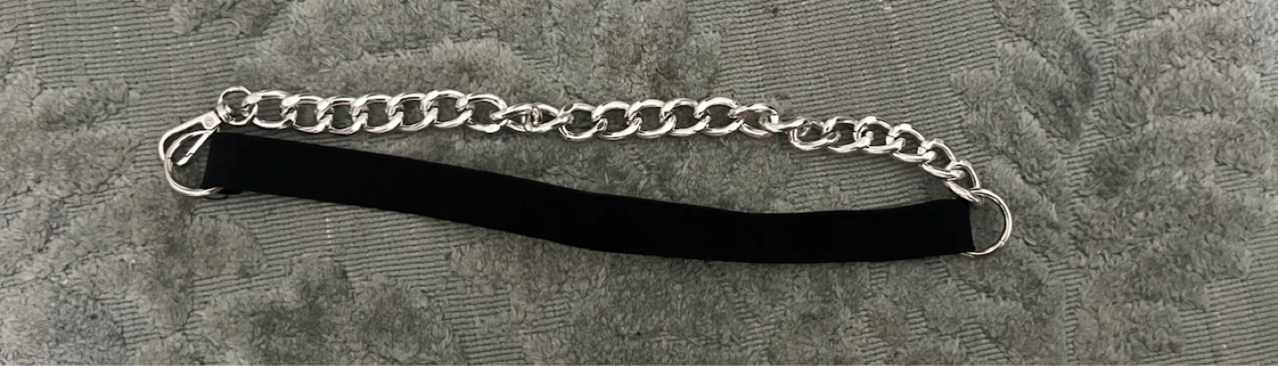 Chain Belt with Stretchy Black Band - photo 4