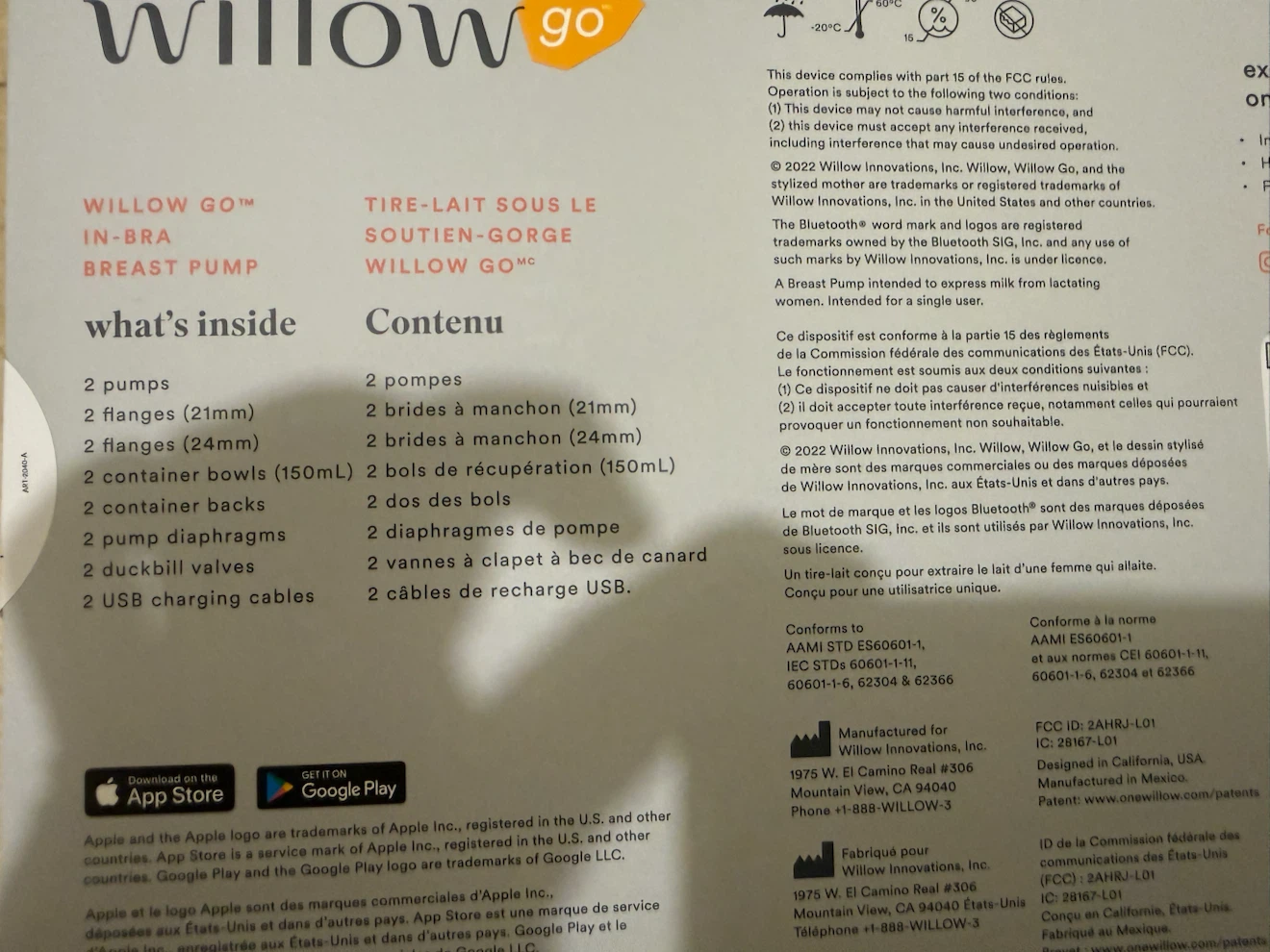 Willow Go Breast Pump sealed and new in box - photo 4