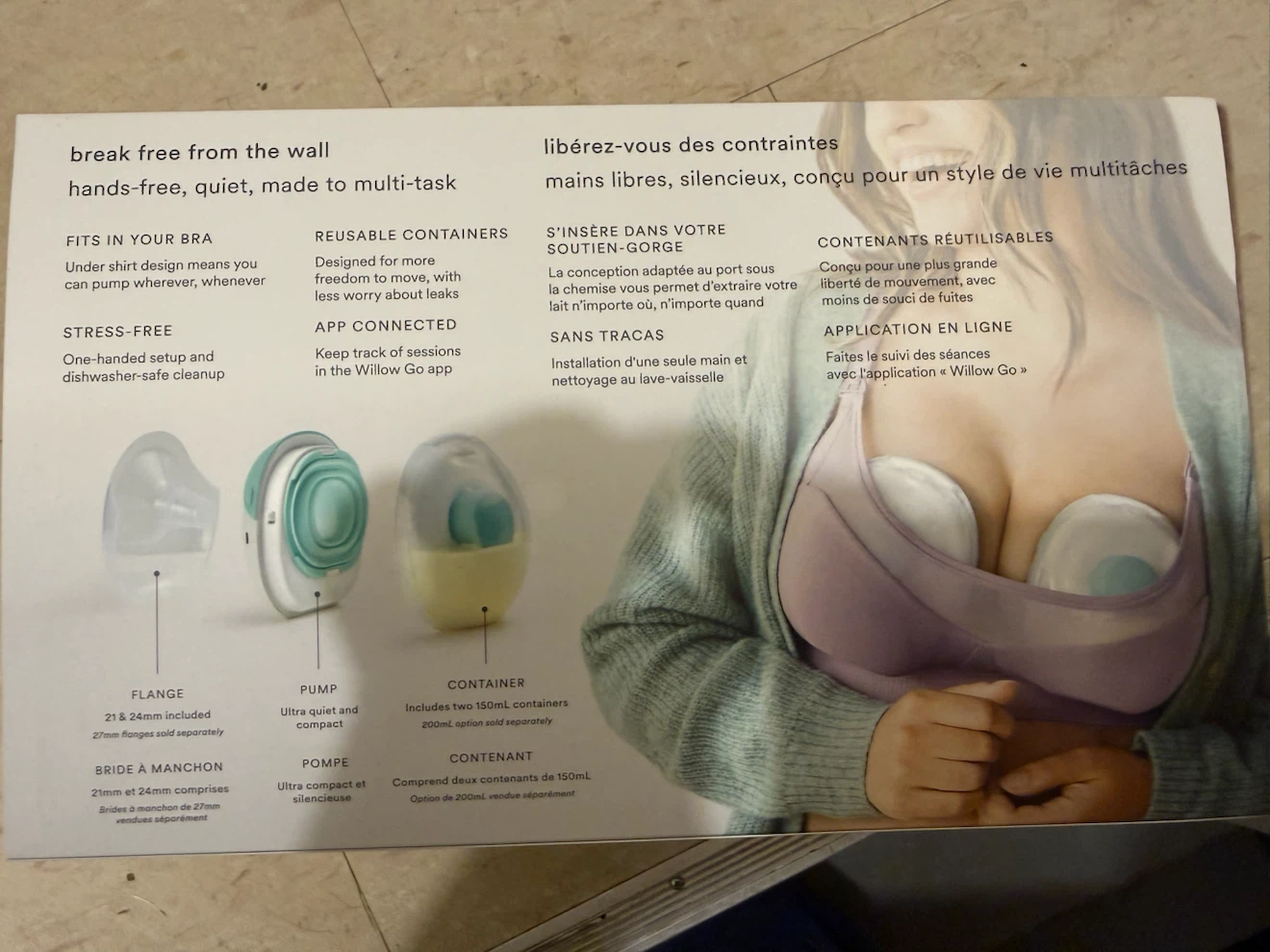 Willow Go Breast Pump sealed and new in box - photo 5