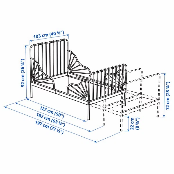 IKEA MINNEN bed - photo 3