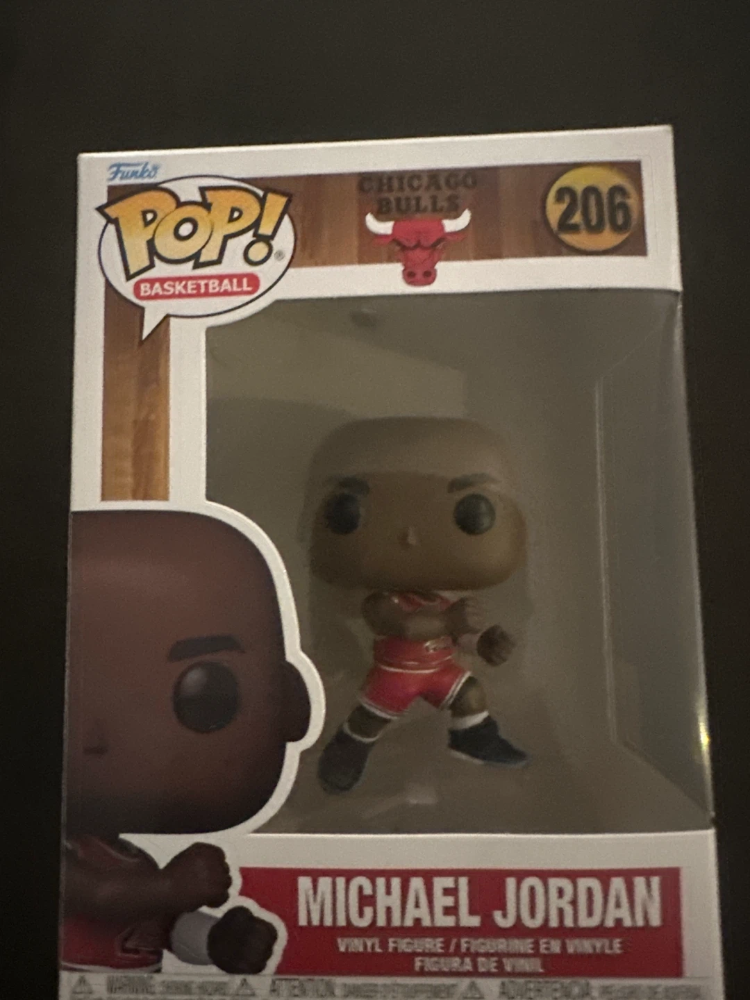 Funko Pop! Michael Jordan Chicago Bulls #206 Vinyl Figure