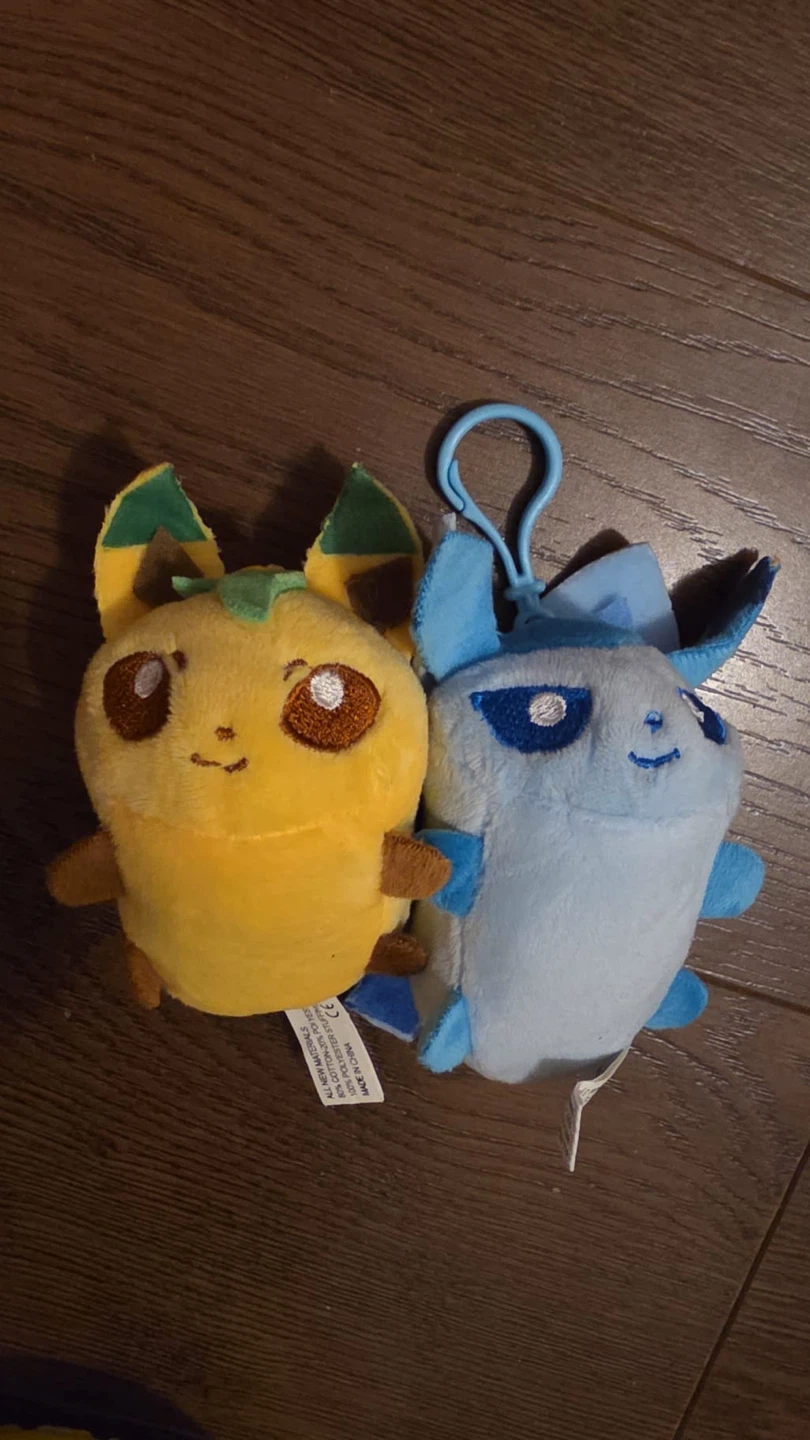 Pokemon Plush Keychains - Yellow & Blue Characters Set