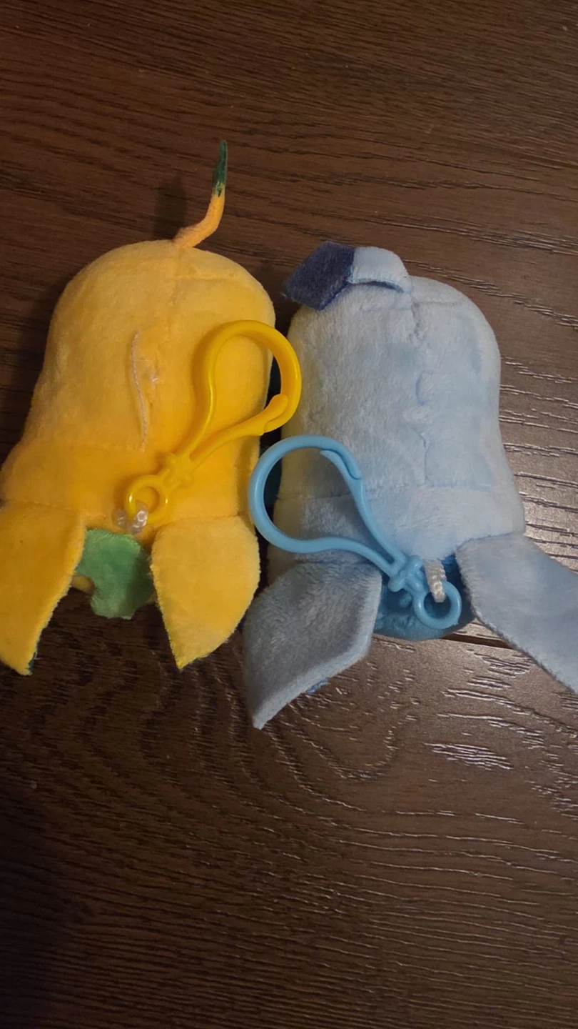 Pokemon Plush Keychains - Yellow & Blue Characters Set - photo 3