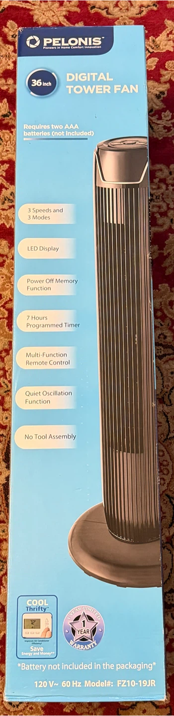 Pelonis 36" Digital Tower Fan
