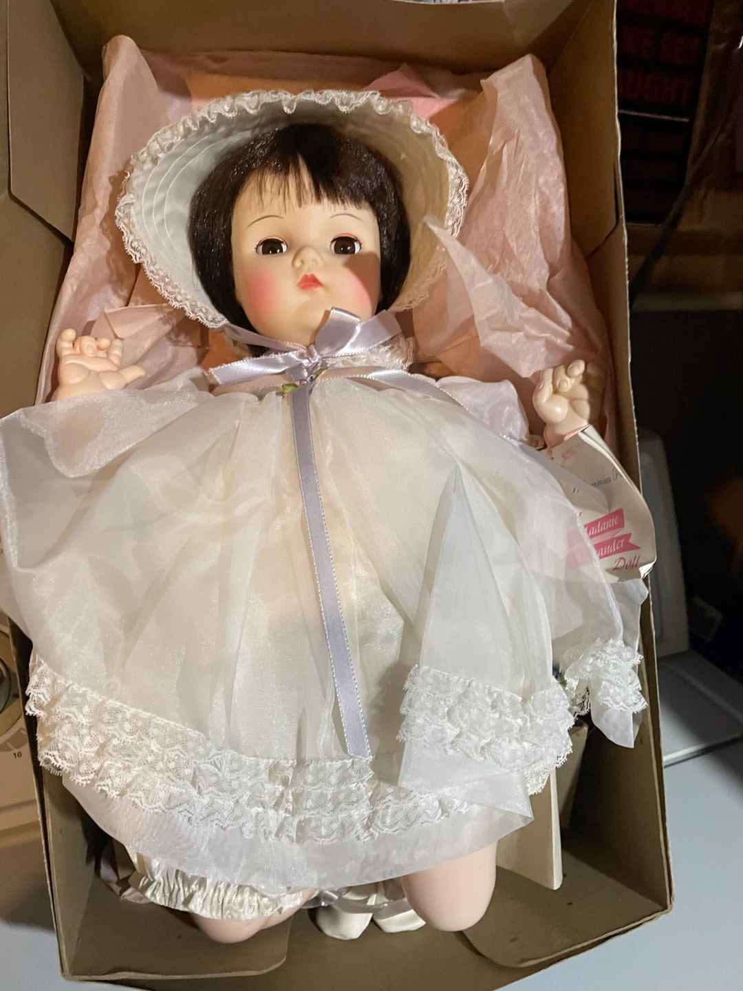 Madame Alexander Doll in White Gown