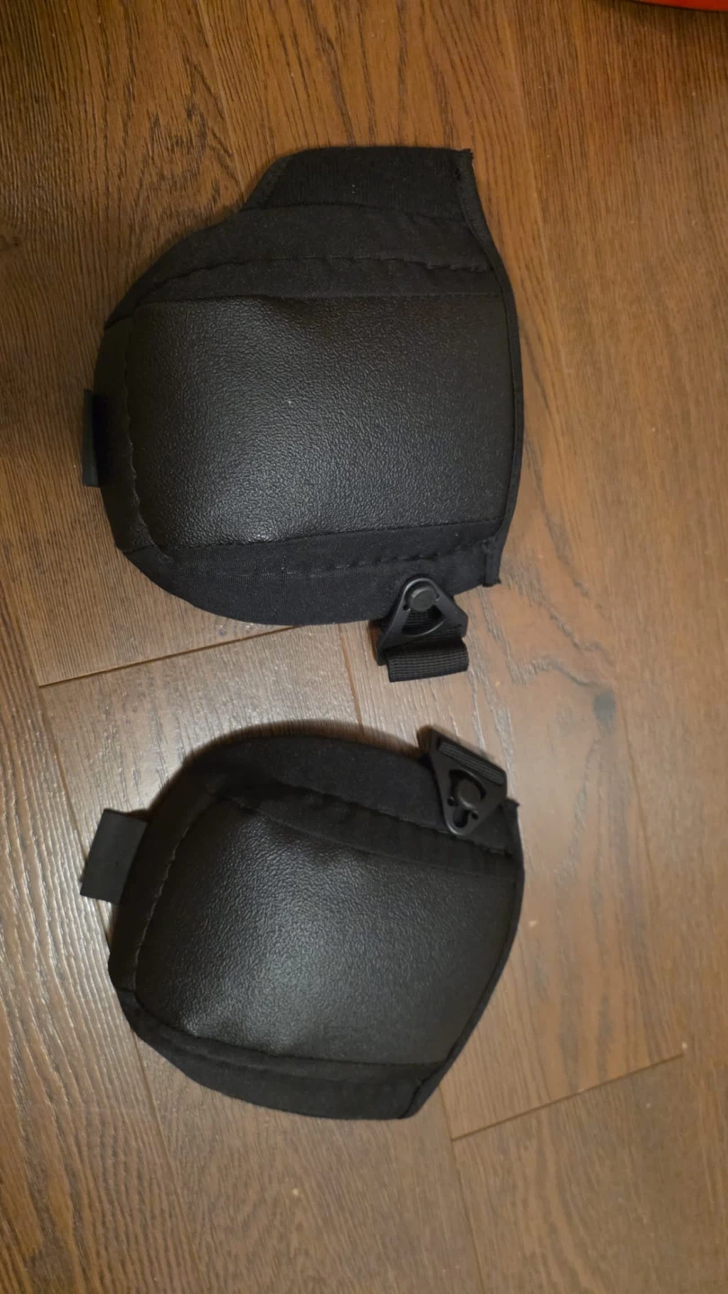 Children’s Black Knee Pads with Straps