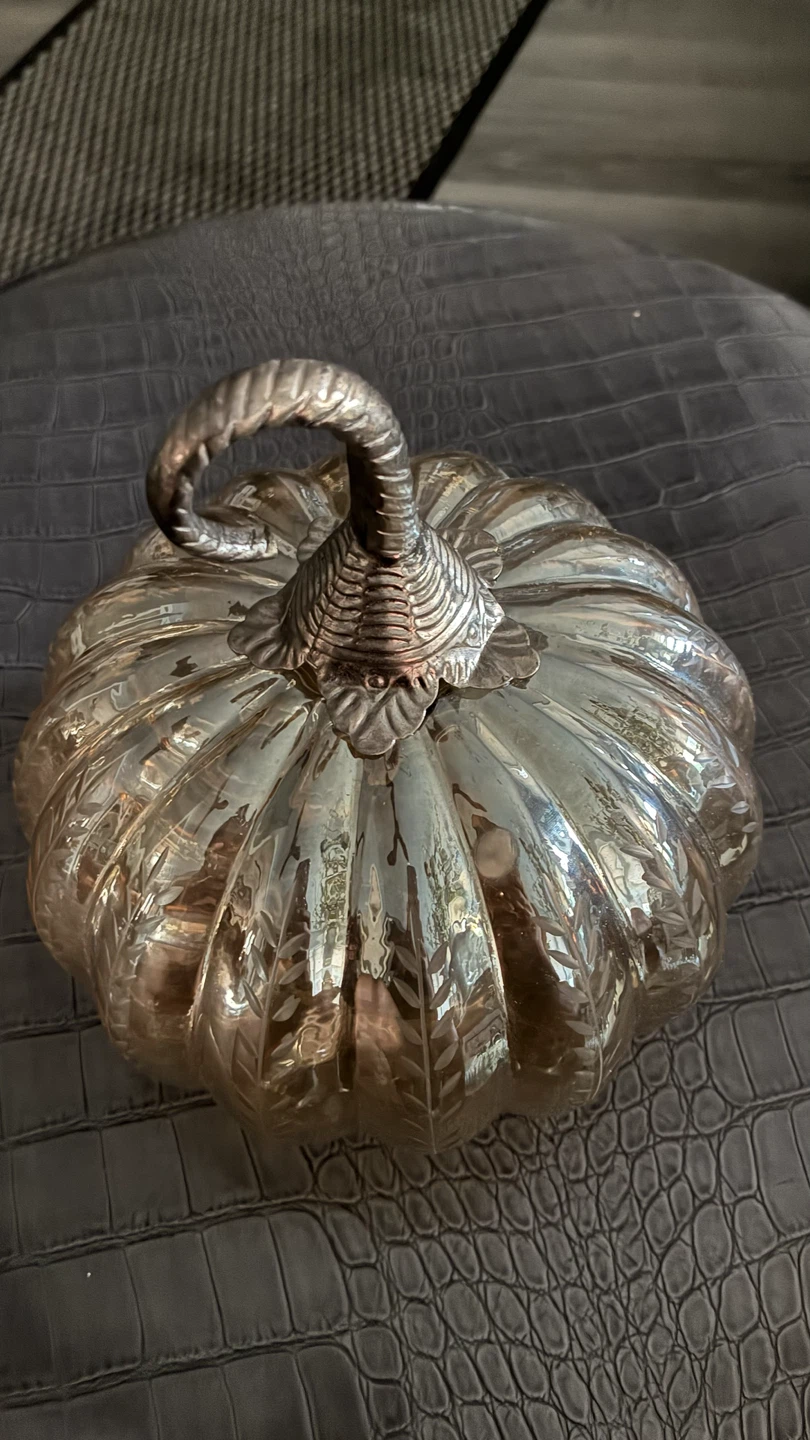 Decorative Glass Pumpkin - photo 3
