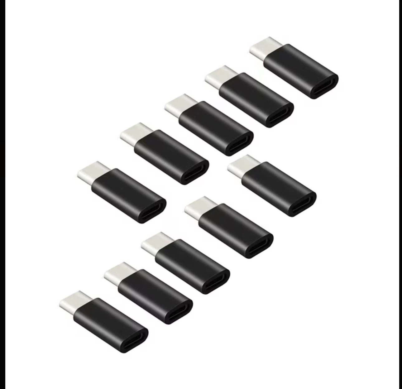 1pc Lightning-Female to USB C Male Charger Adapter