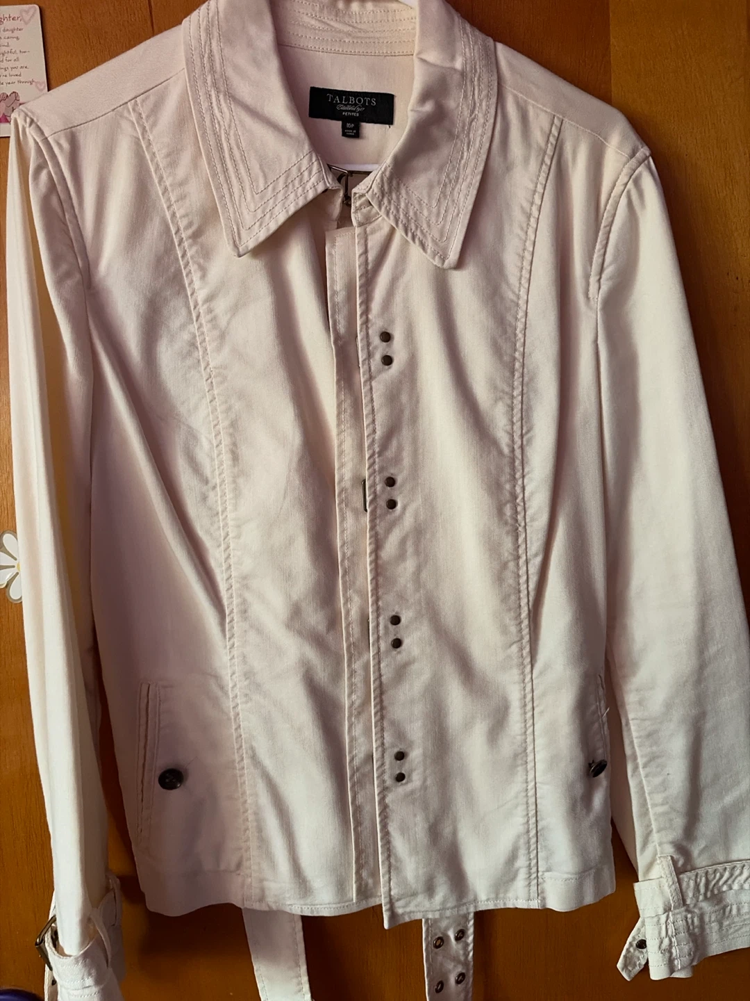 Talbots Cream Jacket Petite 10
