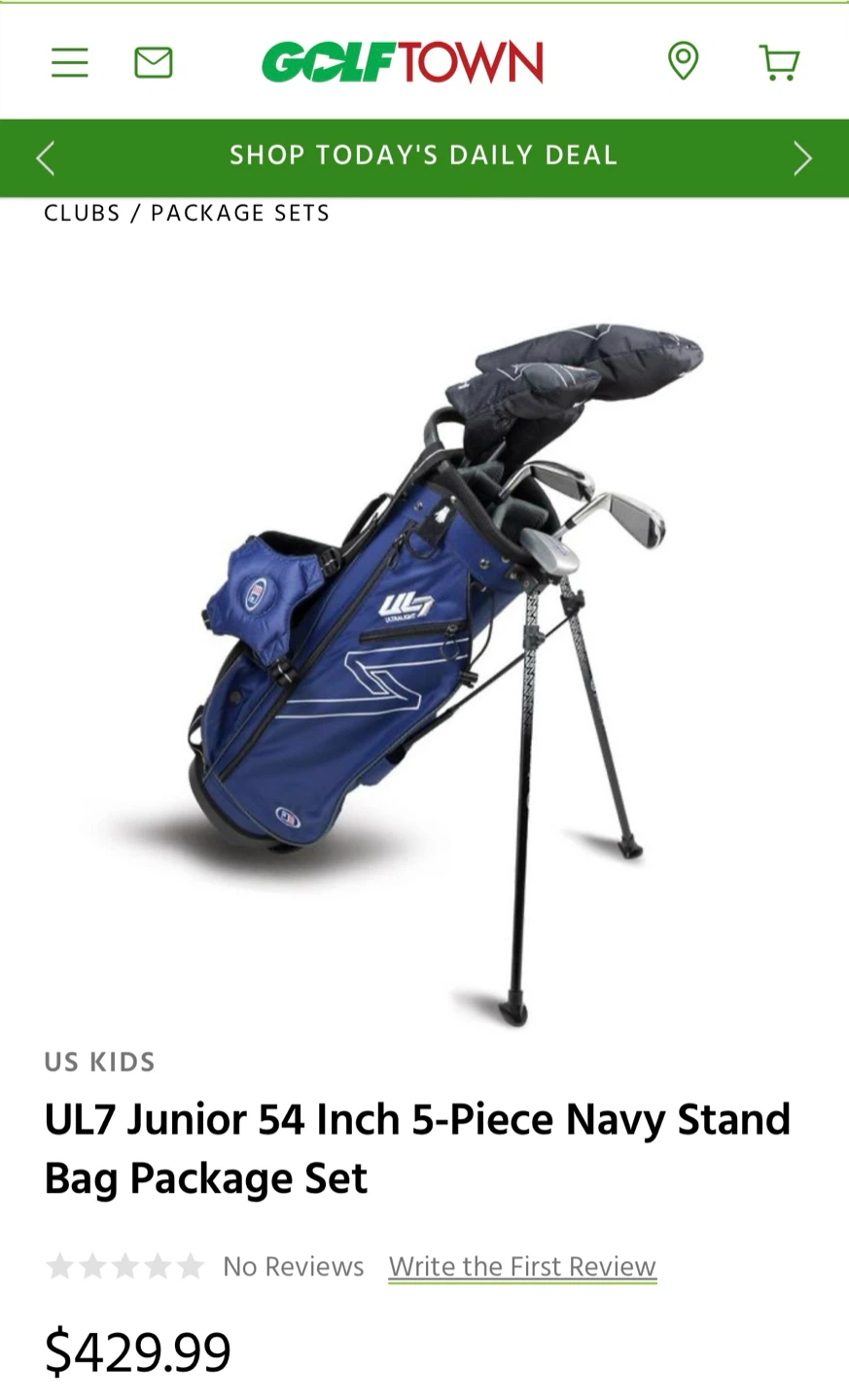U.S. Kids UL54-s UltraLight Junior Golf Club Set (RH) - photo 3