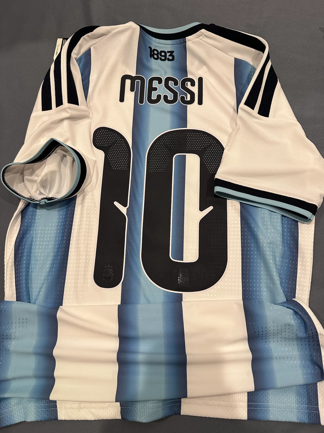 Adidas Messi Argentina 10 Soccer Jersey Size S - photo 4