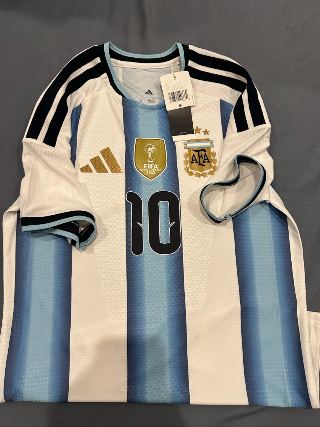 Adidas Messi Argentina 10 Soccer Jersey Size S