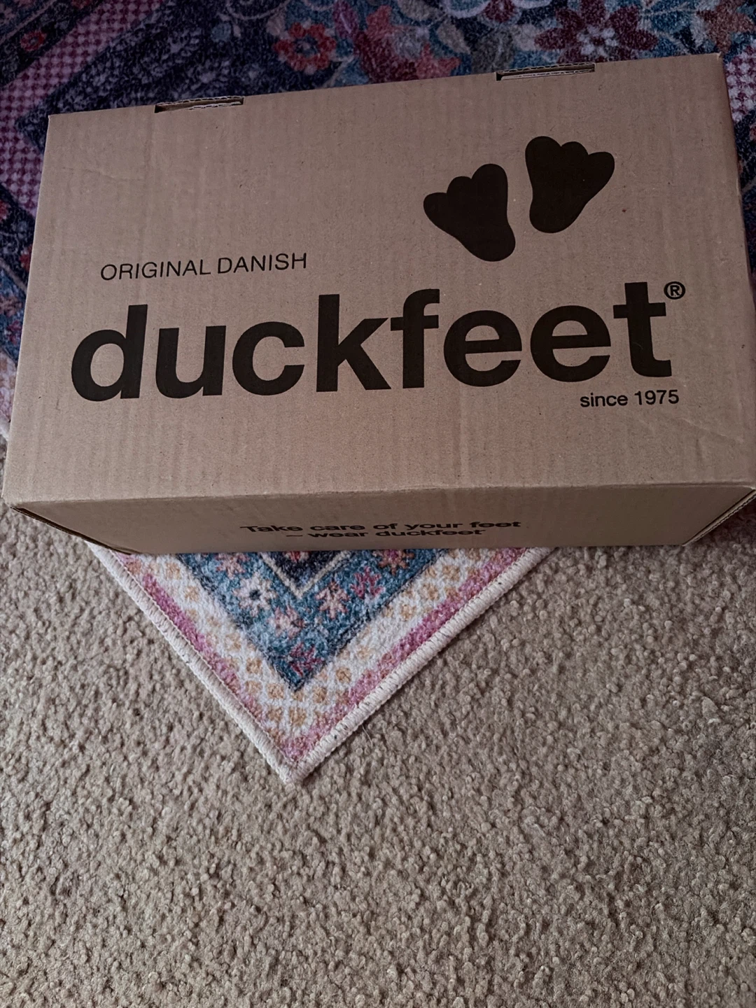 Red Leather Duckfeet Mary Jane Shoes