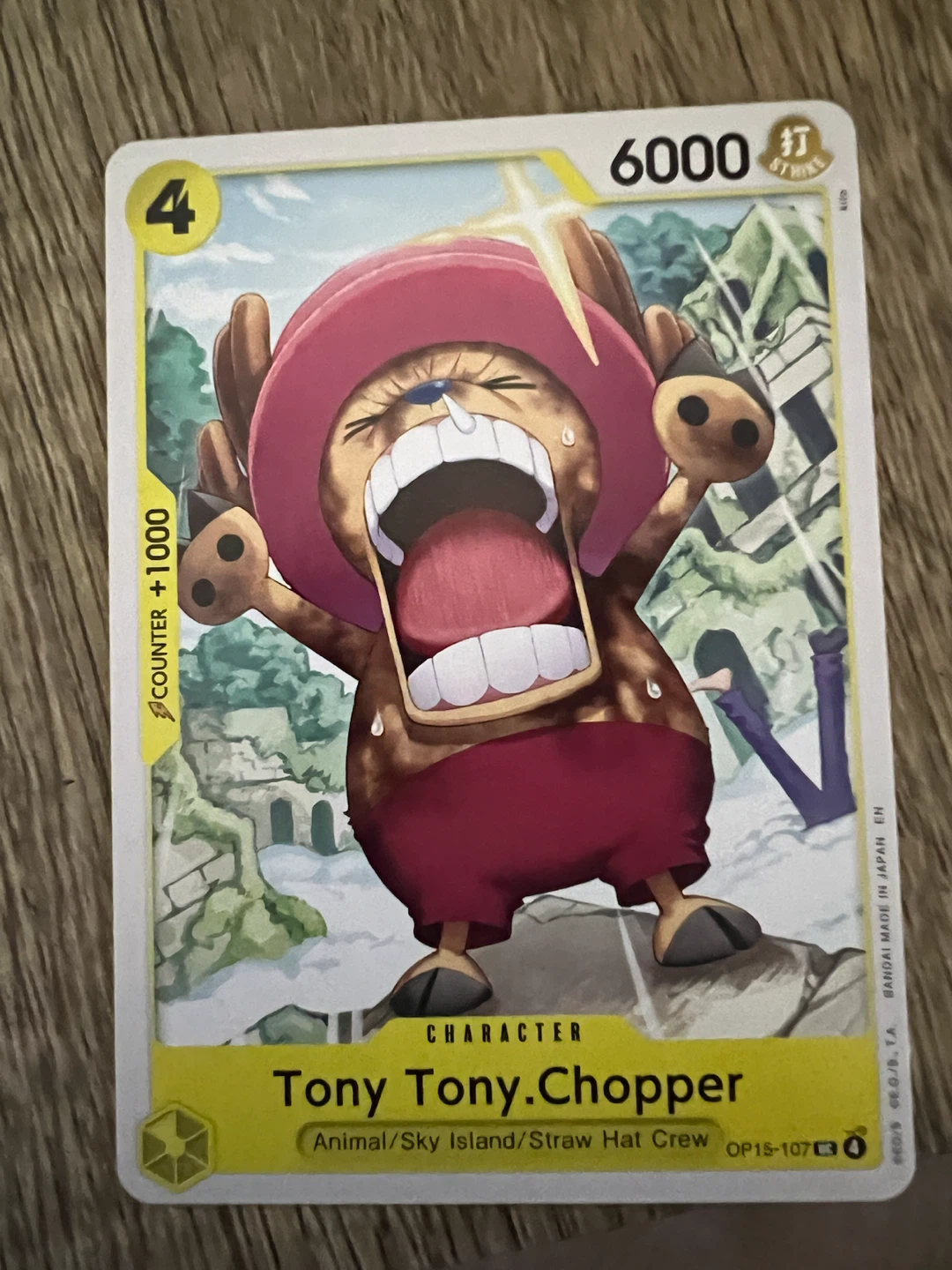 ONE PIECE CARD OP15-107    TONY TONY. CHOPPER