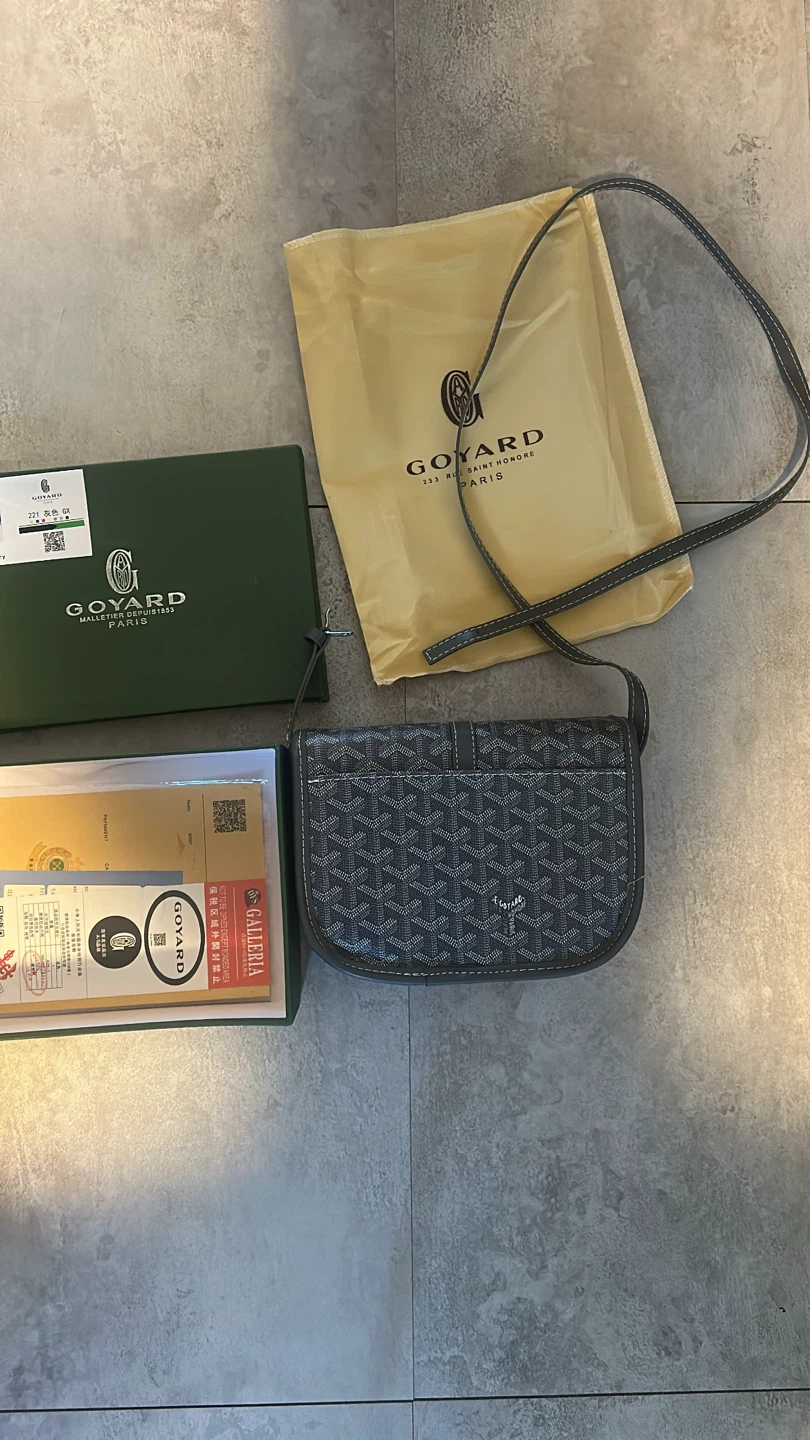 Grey Goyard side bag - photo 2
