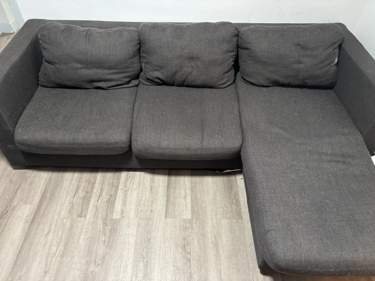 Grey Sectional  Couch - photo 3