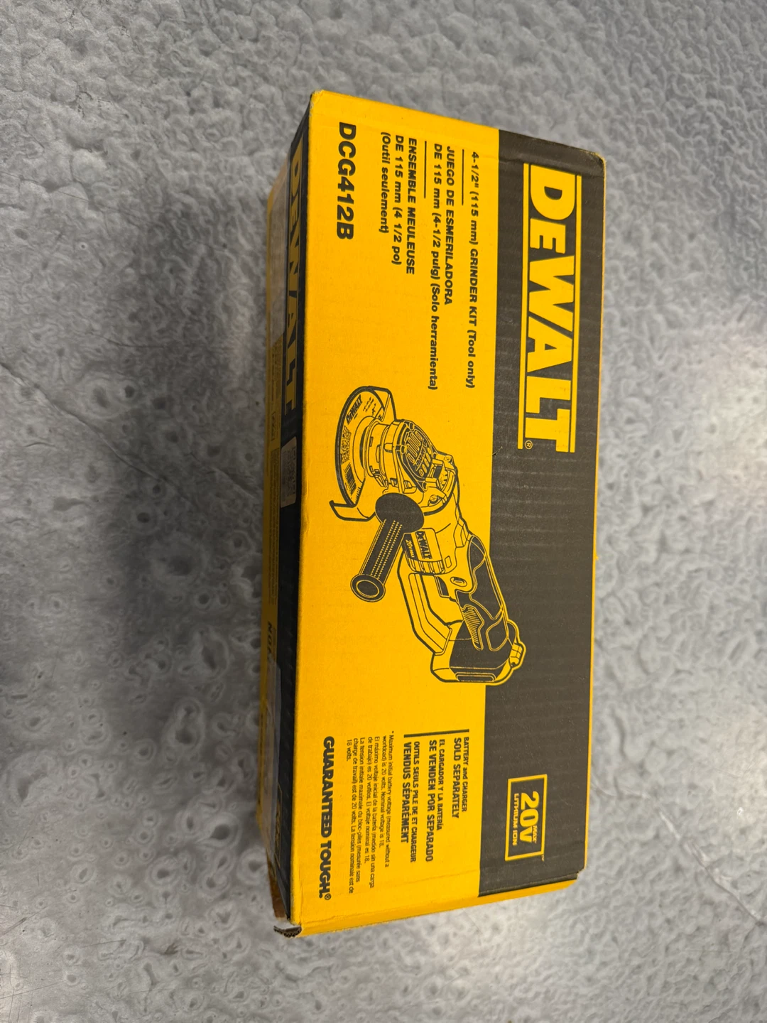 DEWALT 20V MAX Cordless Angle Grinder DCG412B (Tool Only) - photo 2