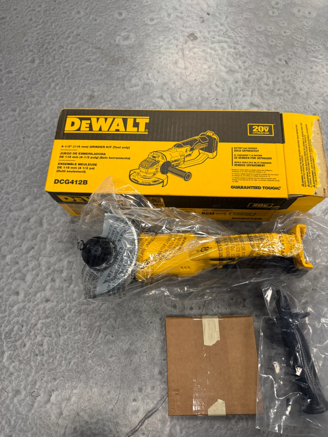 DEWALT 20V MAX Cordless Angle Grinder DCG412B (Tool Only) - photo 4