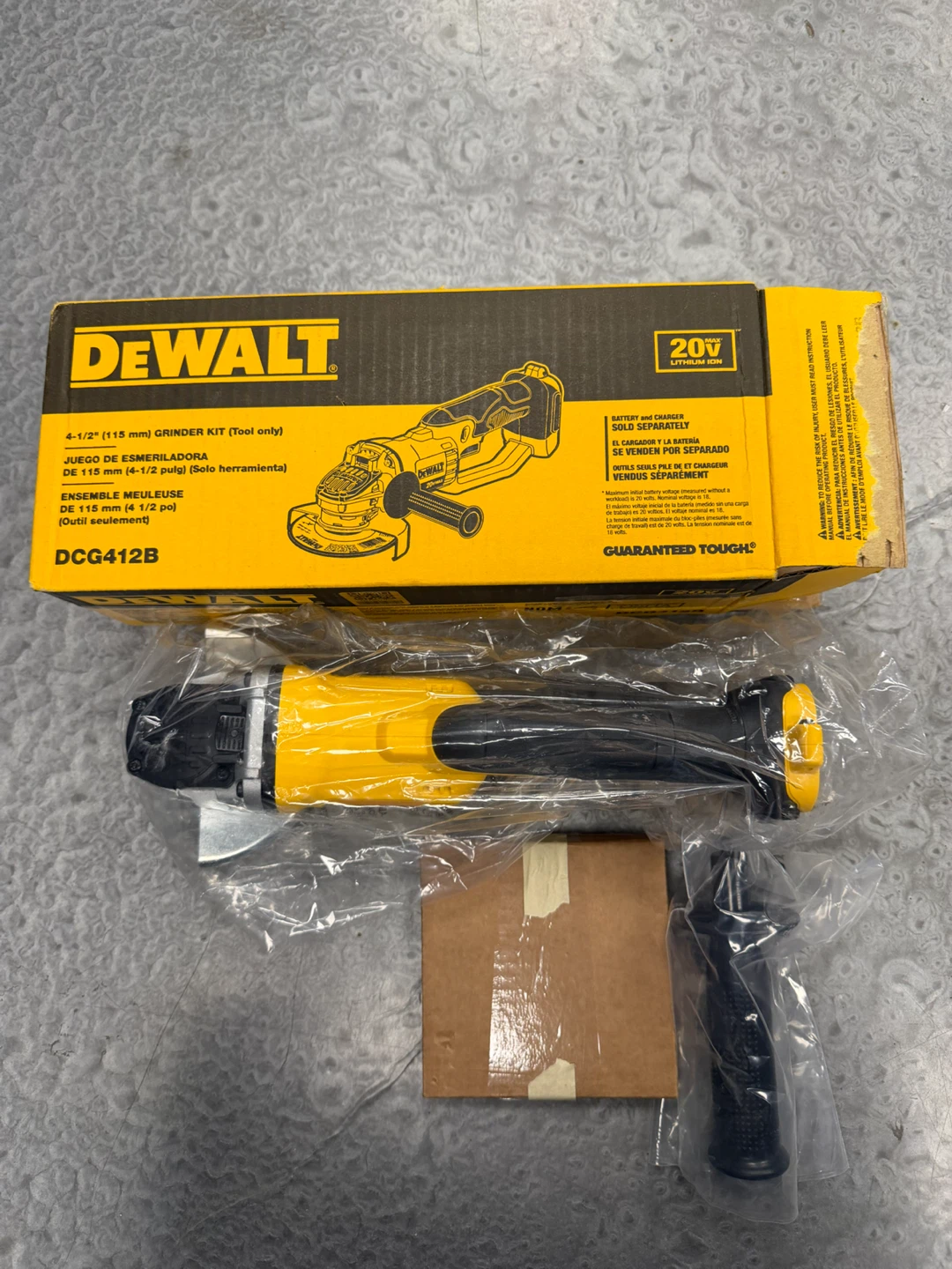 DEWALT 20V MAX Cordless Angle Grinder DCG412B (Tool Only) - photo 5