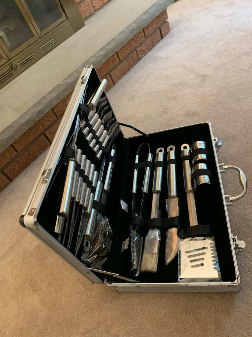 BBQ Grill 24pcs Set in Aluminum Case - photo 3