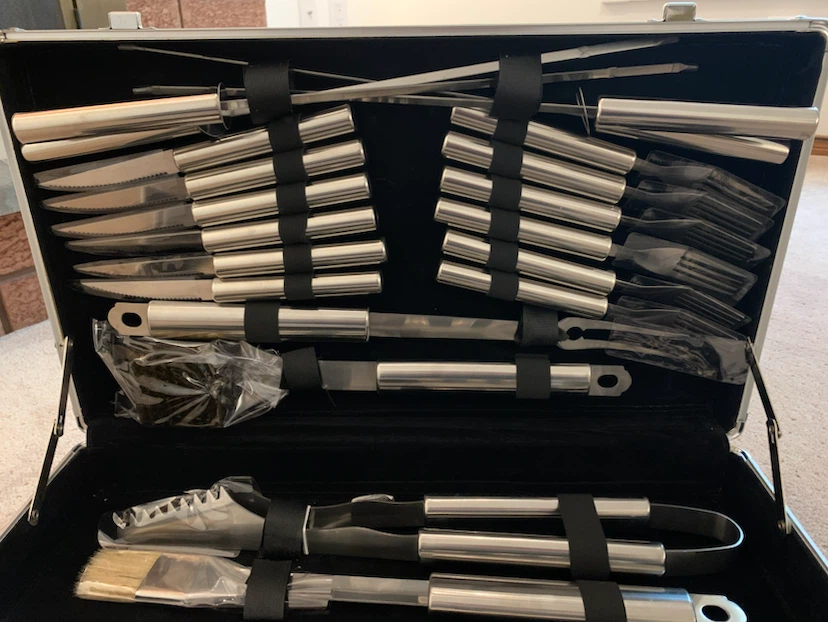 BBQ Grill 24pcs Set in Aluminum Case - photo 4