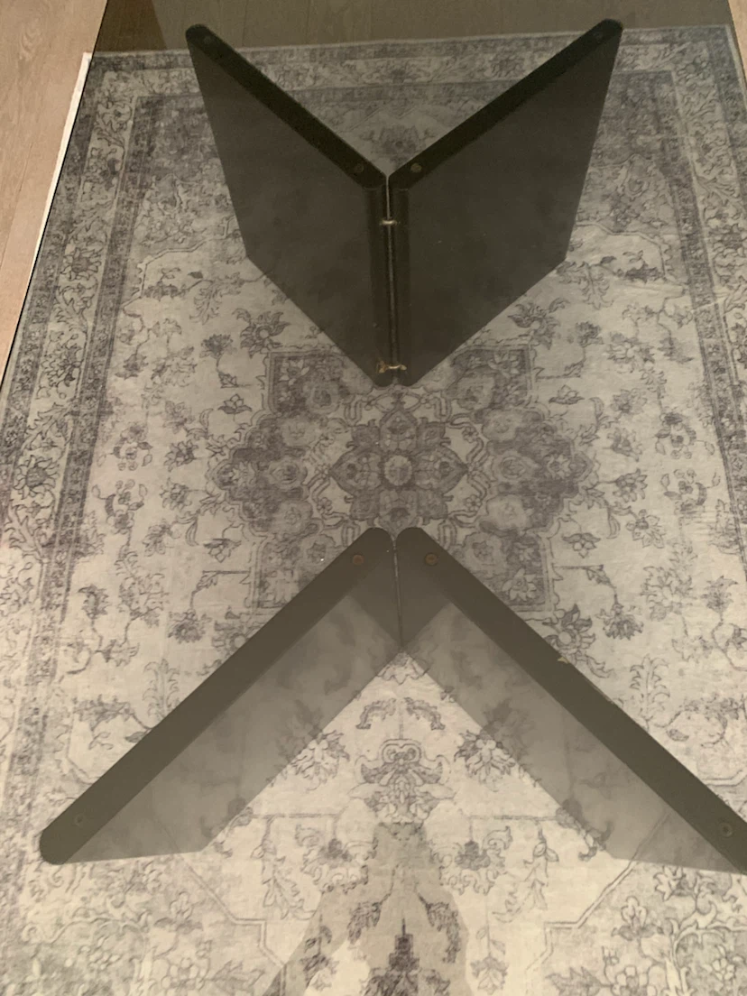 “ Contemporary Glass Top Coffee Table “ ! - photo 2
