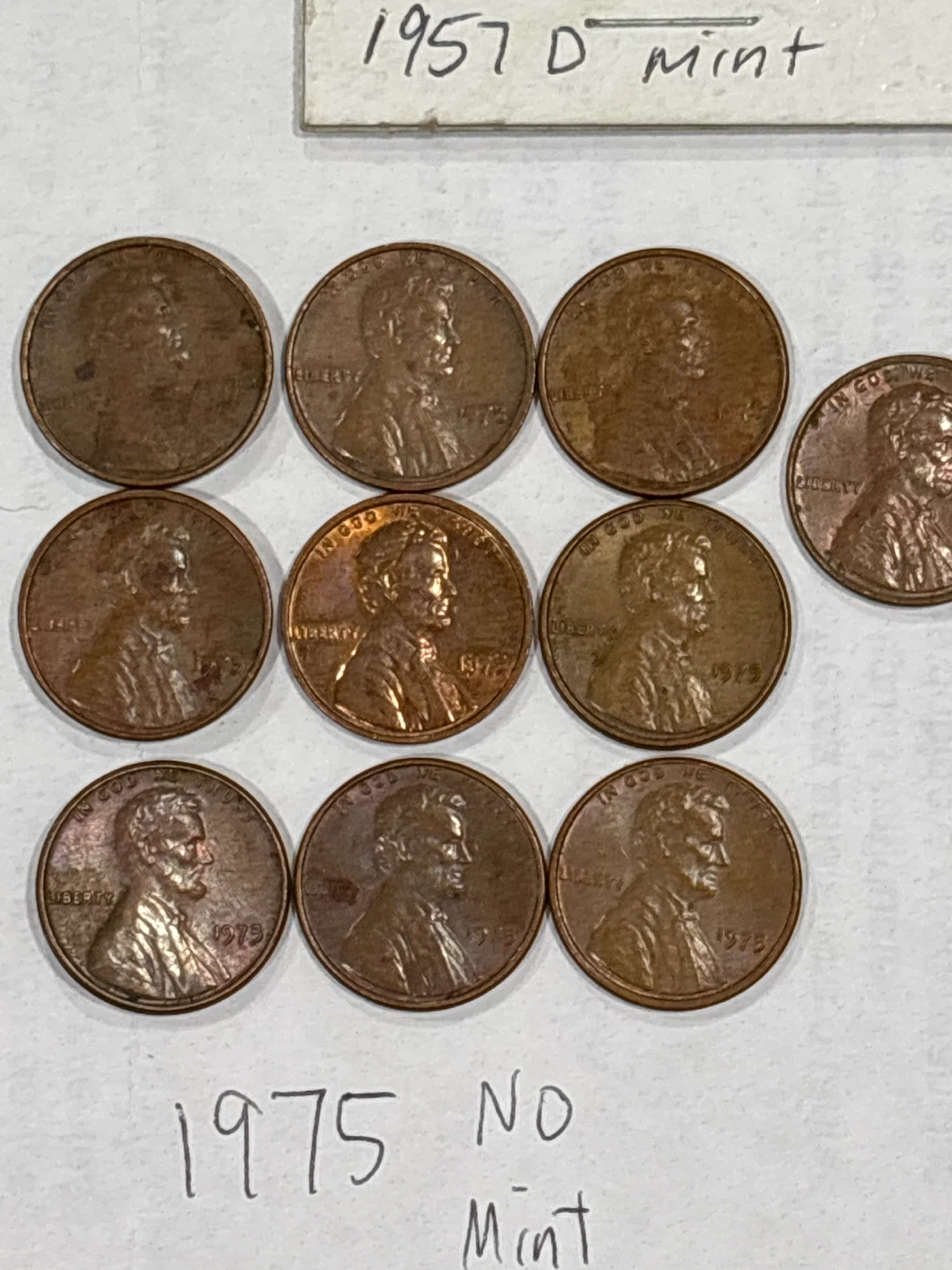 Collection of Lincoln Wheat and Memorial Pennies - photo 2