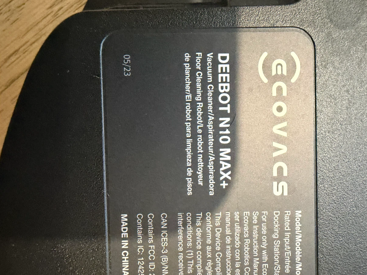 Ecovacs Deebot N10 Max+ Robot Vacuum with Auto-Empty Station - photo 5