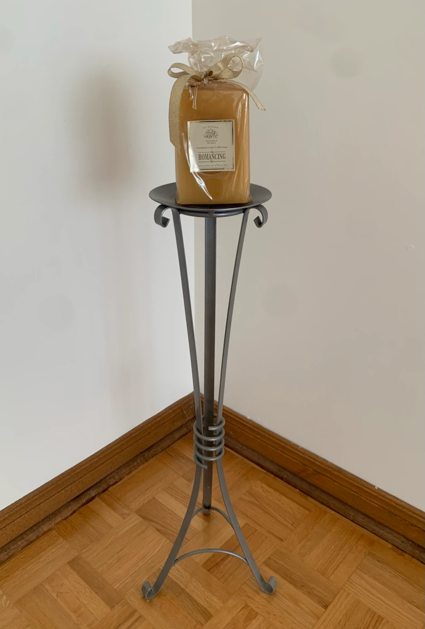 Large Metal Candle Stand