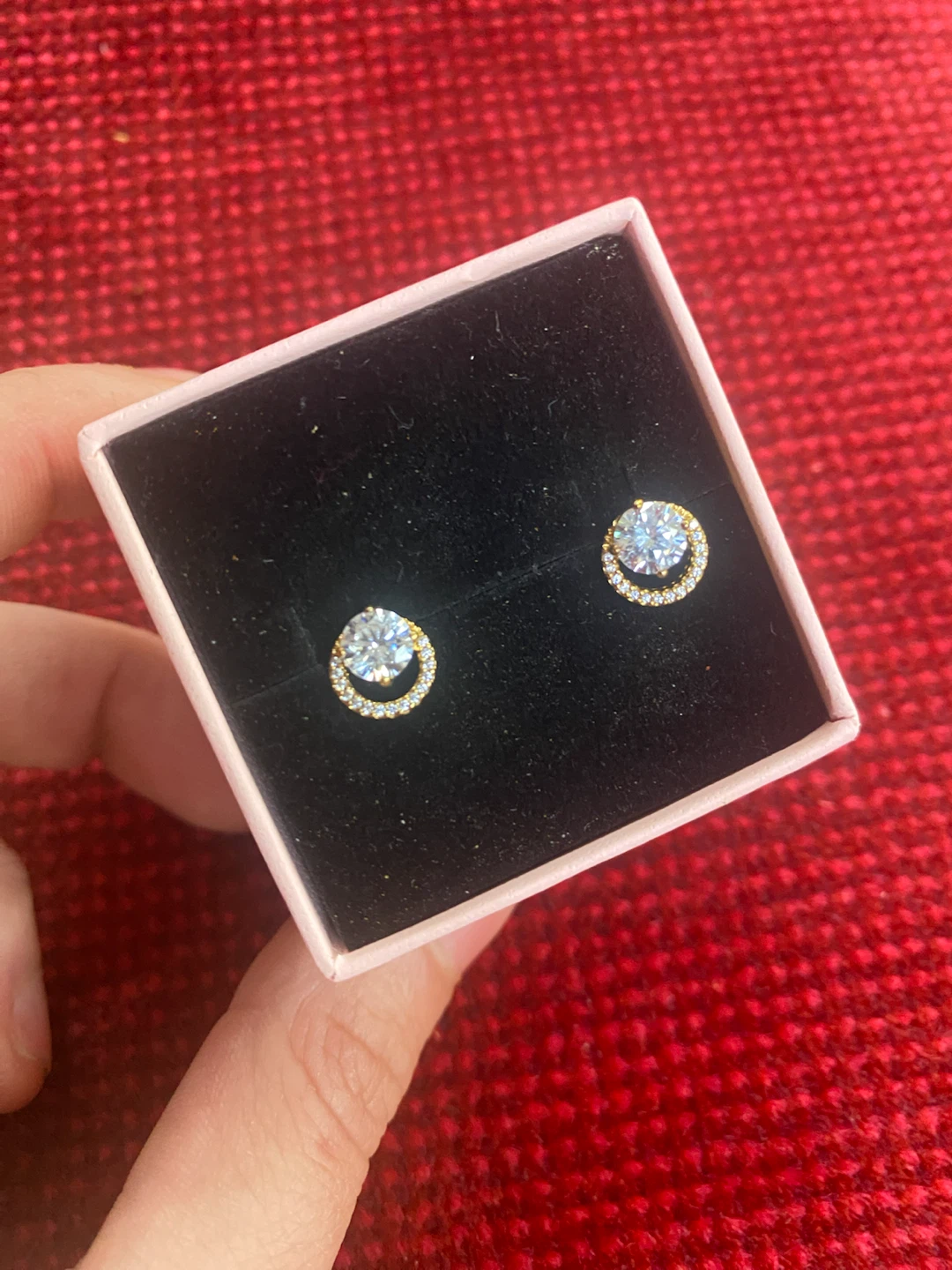 Pandora Sparkling Round Halo Stud Earrings