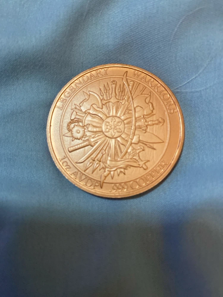1oz Copper Legendary Warriors Hannibal Coin - photo 2
